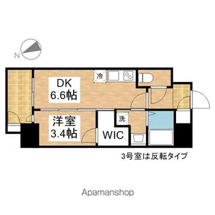 エステムコート名古屋新栄4ネスト【2階】の間取り