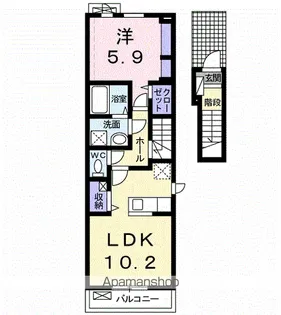 インノバーレ【2階】の間取り
