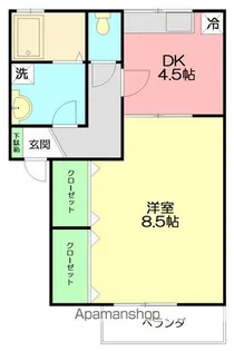 シャルム松風【2階】の間取り