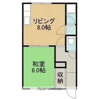 ハイツJ【307号室】の間取り