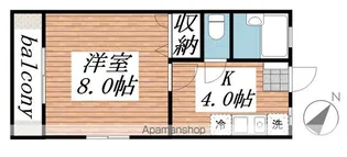 ハイツオズワルドⅠ【2階】の間取り