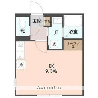COFFRET(コフレ)西町北【1階】の間取り