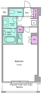 レジディア九段下【5階】の間取り