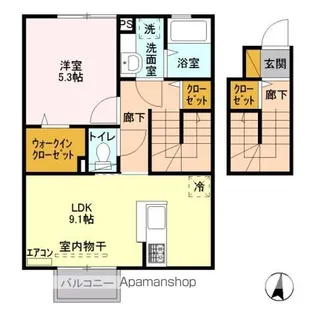 SOLEIL NAKAJIMA【2階】の間取り