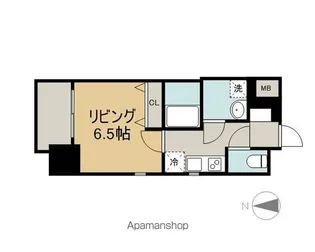 エステムコート名古屋黒川シャルマン【6階】の間取り