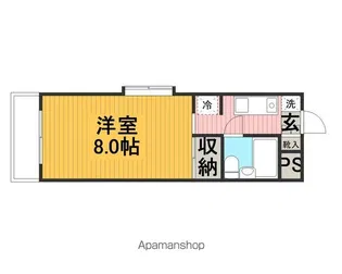 クリスタルハイツ相模台【2階】の間取り