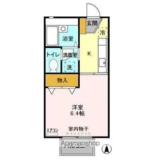 セジュール久津見【2階】の間取り