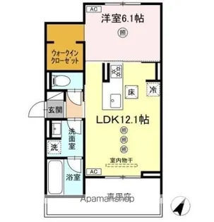 メゾン ココル【1階】の間取り