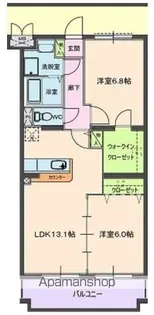 エクレールA&K【4階】の間取り