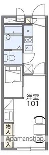 レオパレスプレミール【105号室】の間取り