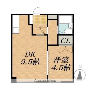 メゾン ペパーミント【3階】の間取り