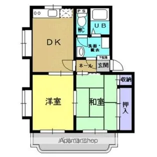 ソレイユ伊敷【2階】の間取り