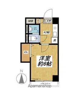 ロイヤルシーナ【2階】の間取り