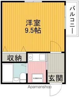 エレガントパレス豊中【1階】の間取り