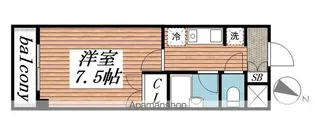 リリーパレスナルシマⅢ【2階】の間取り