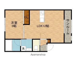 CAくるみ【1階】の間取り