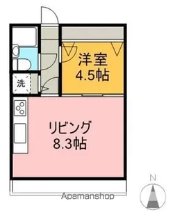 朝日プラザ高松エルグ602号室【6階】の間取り