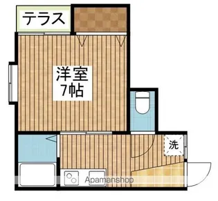 メリーハウス天神尾【1階】の間取り
