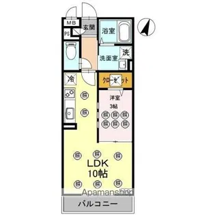 ヴェルドミール I【2階】の間取り