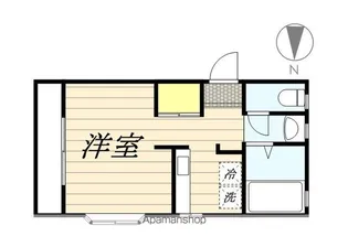 東京都調布市深大寺東町5丁目【アパート】の間取り