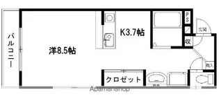 D・S・L蜆塚【1階】の間取り