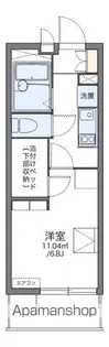 レオパレス辻町Ⅱ【103号室】の間取り