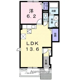 プランドール・ソフィアⅡ【1階】の間取り