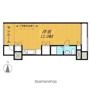 APERTO 千葉【2階】の間取り