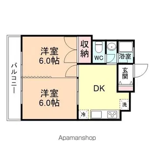 クリオ白銀【402号室】の間取り