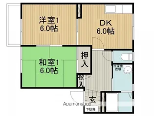 フォーレスユキ【201号室】の間取り