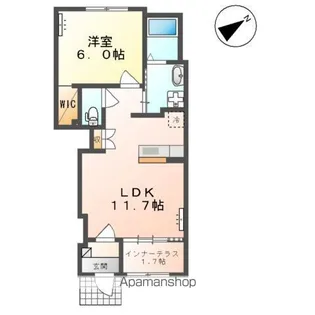 サンライズ東根【108号室】の間取り