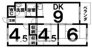 中村ハイツ【203号室】の間取り
