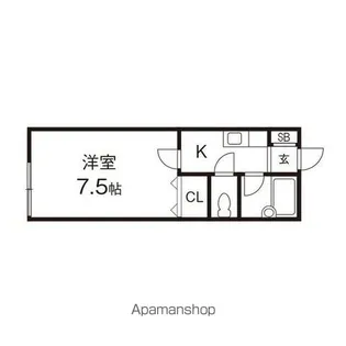 フォーチュンヒルズⅡ【102号室】の間取り