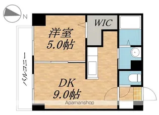 KレジデンスN23【3階】の間取り