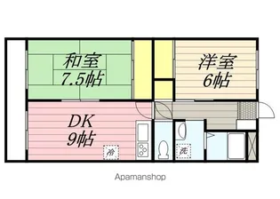 ハーモニー和合Ⅱ【302号室】の間取り