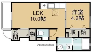 アイスバーグⅢ【1階】の間取り
