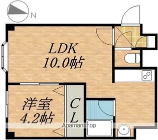 ハートレー7条館【103号室】の間取り