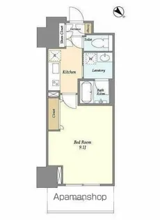 フロンティア新宿タワー【21階】の間取り