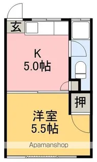 高本マンション【302号室】の間取り