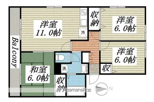 フレマリール柏【2階】の間取り
