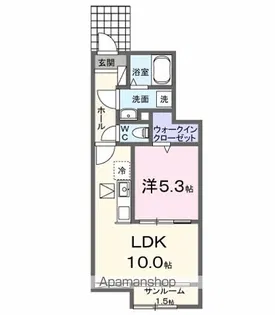 グランドムールⅢ【1階】の間取り