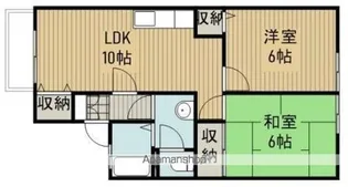 ファインコートSAITOH【101号室】の間取り