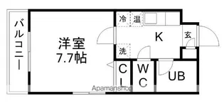 カーサ・デ・セントロ【3階】の間取り