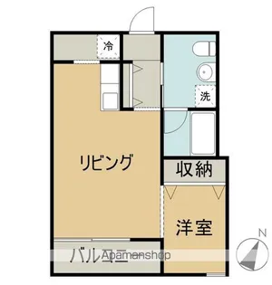 MAISON VILLEFAIREⅢ【206号室】の間取り