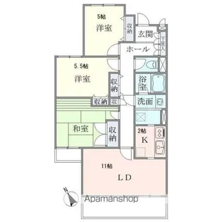 東京都杉並区上高井戸2丁目【マンション】の間取り