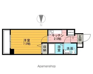 スカイコート錦糸町【502号室号室】の間取り