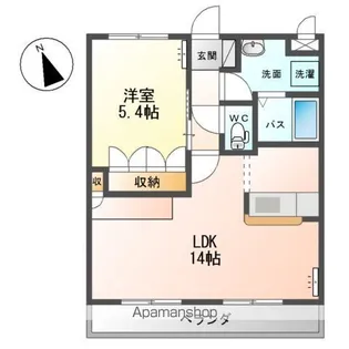 サンク エトワール【3階】の間取り