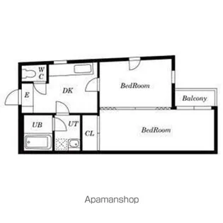 岐阜県岐阜市神室町3丁目【マンション】の間取り
