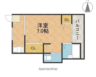 アンフィニィ橋の内4【3階】の間取り