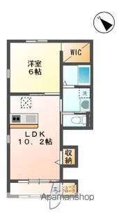 グランフォート錦【1階】の間取り